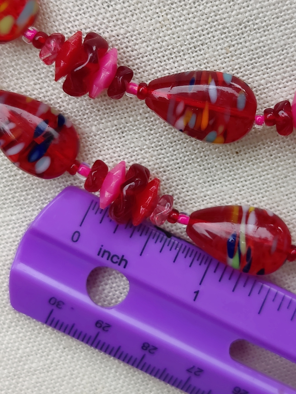Vintage Murano Glass Necklace - Picture 4 of 9